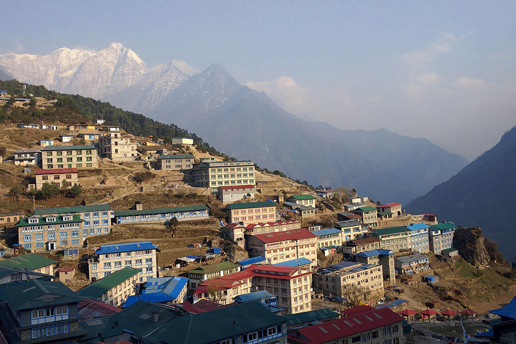 Teahouses at Namche Bazaar