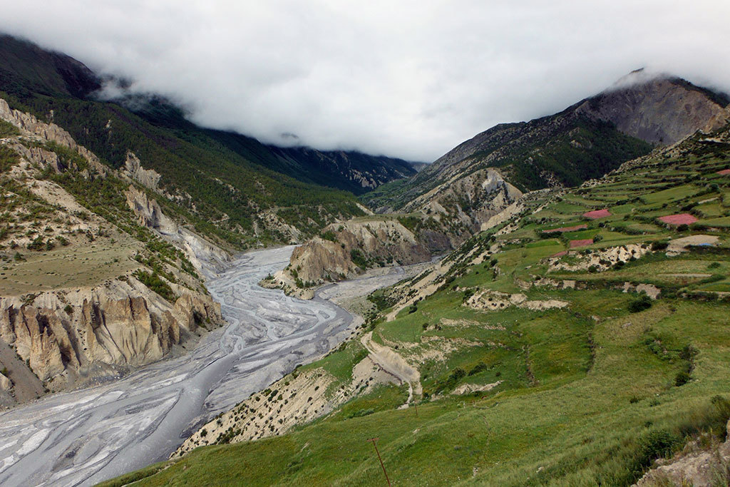 Annapurna Valley during monsoon