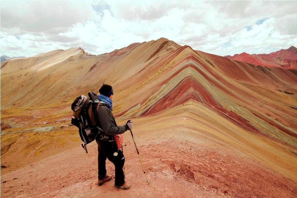 Also known as Rainbow Mountain, Vinicunca Mountain is a dazzling display of colorful soils
