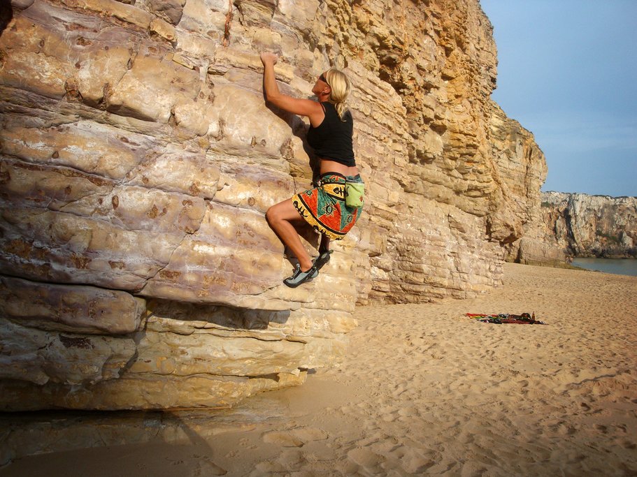 Try your hand (and foot) at rock climbing