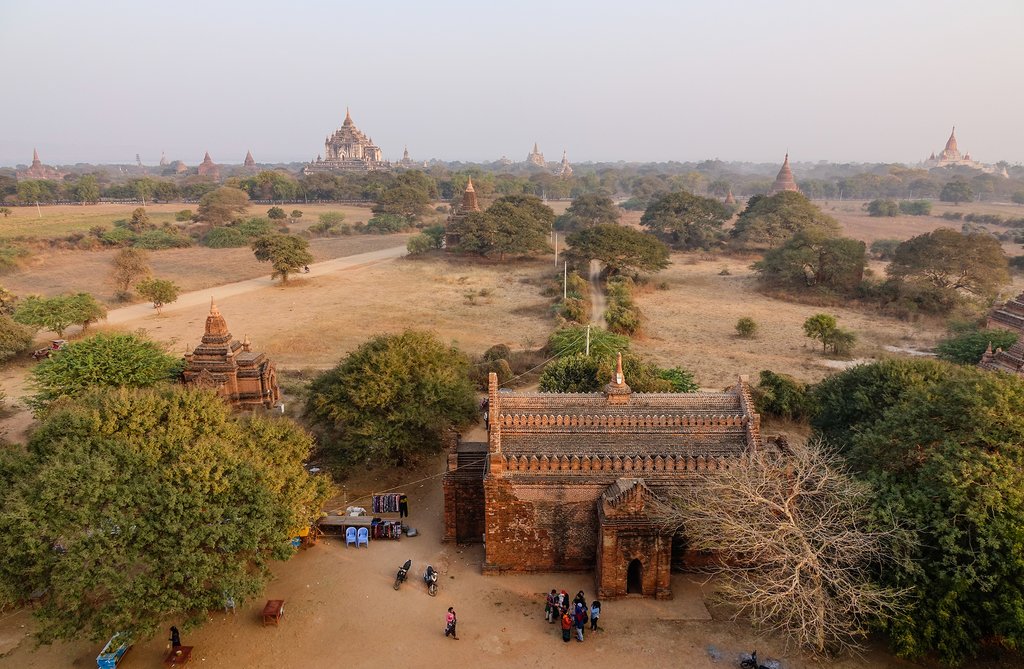The archeological site of Bagan