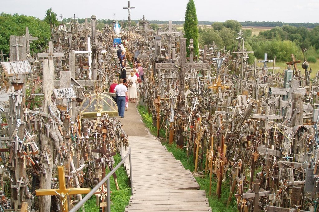 The Hill of Crosses is sacred to Catholics in Lithuania