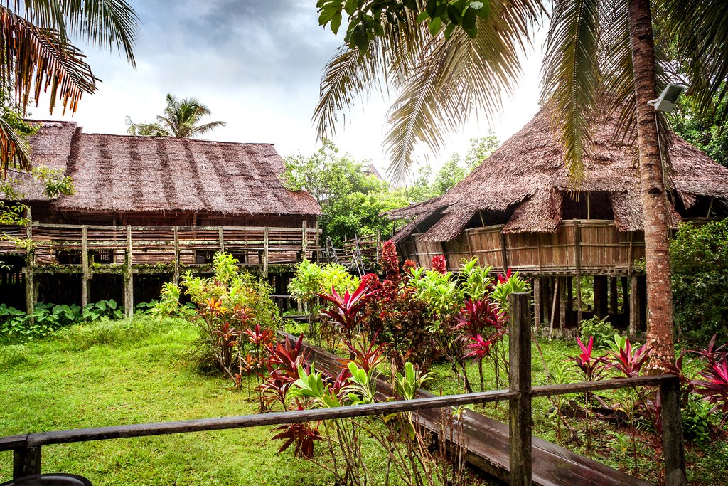 Traditional Bidayuh Longhouse