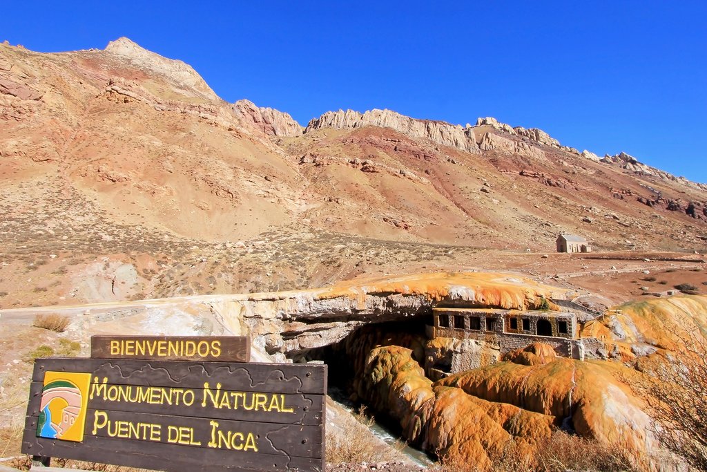 Puente del Inca also known as Inca's Bridge