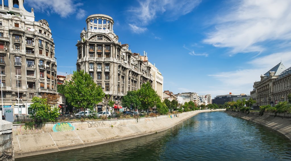 Dambovita River and Blocul Adriatica-Trieste
