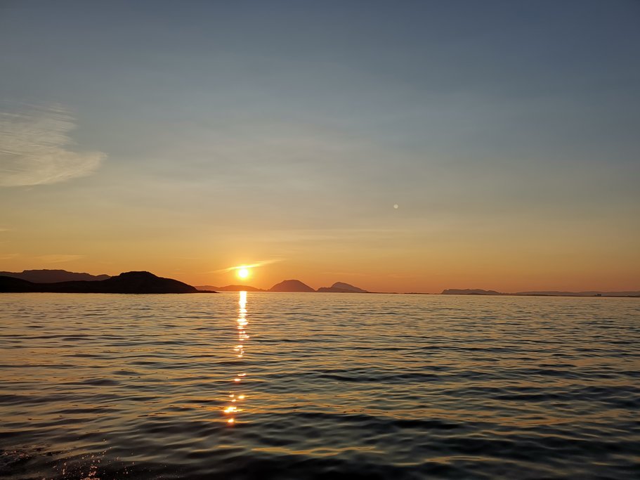 Sunset in Værlandet