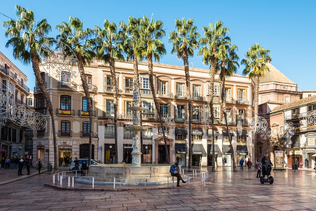 Lively Squares in Málaga