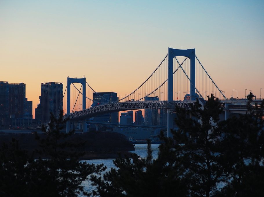 Sunset in Odaiba