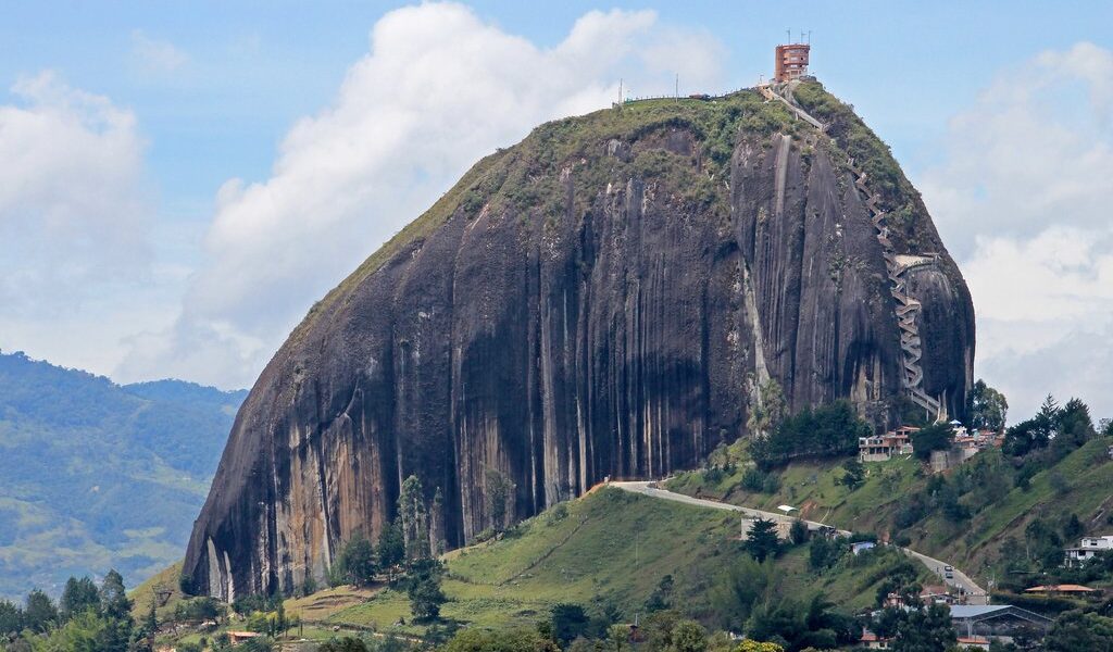 Rock of Guatape, Piedra De Penol, near Medellin, Colombia, South America