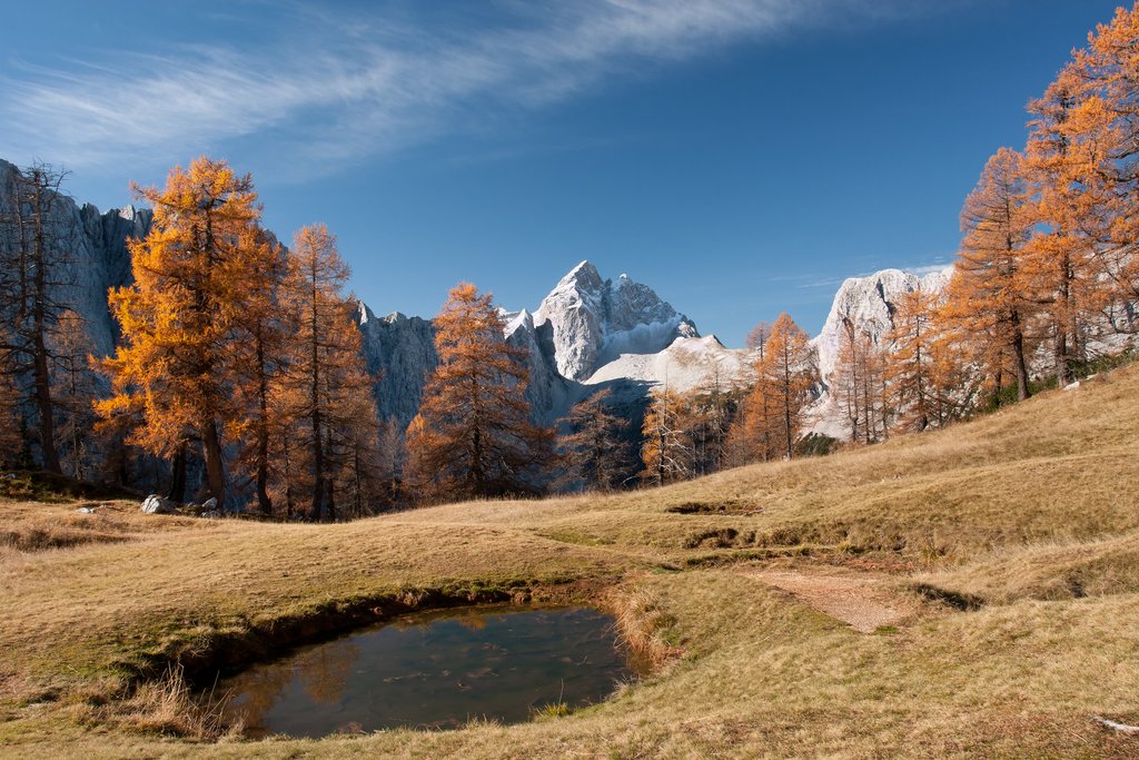 Sleme Peak above Vrsic pass