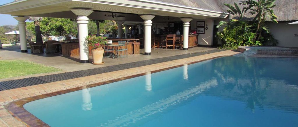 Hotel pool at Victoria Falls, Zimbabwe