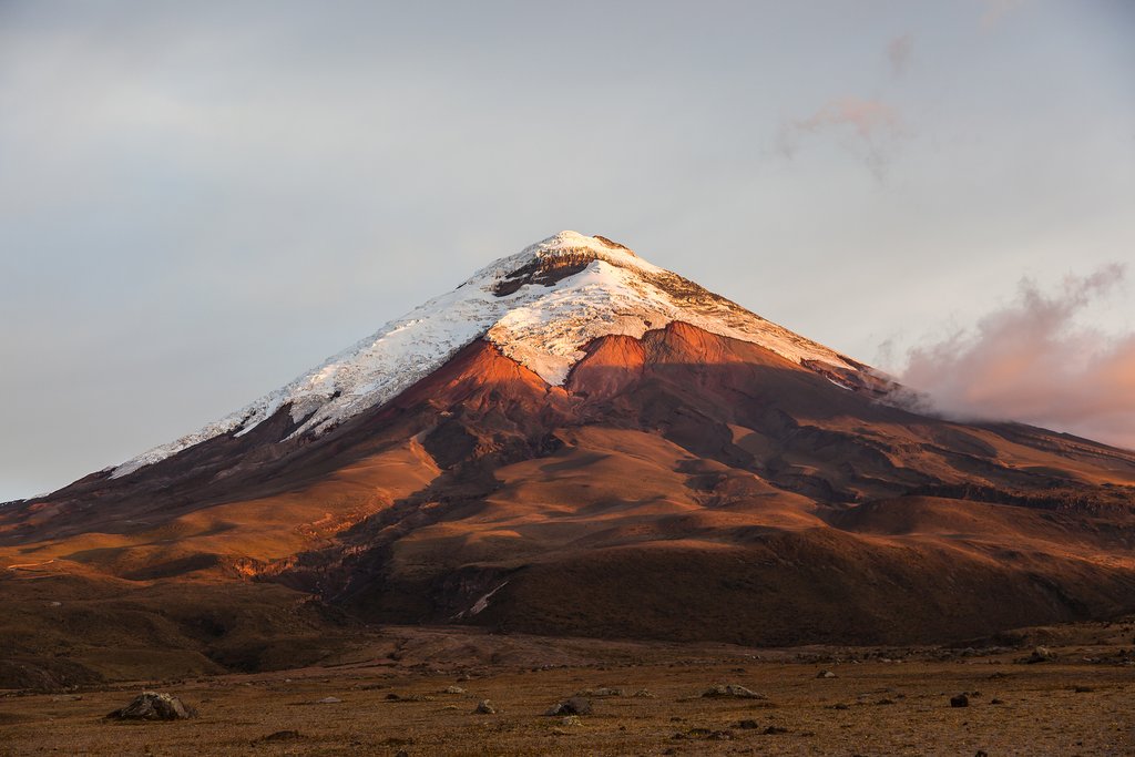Cotopaxi at sunset