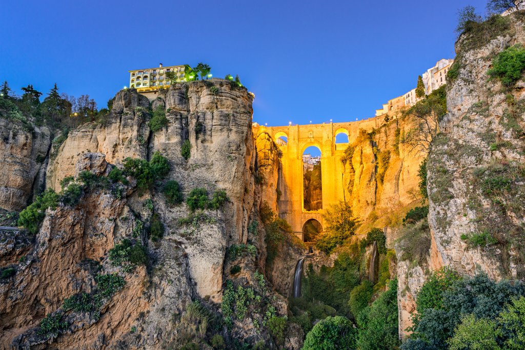 The Famous Bridge of Ronda, Spain