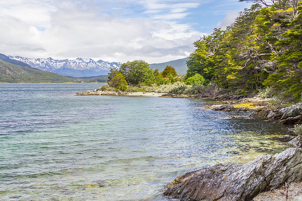 Snowcapped views in Tierra del Fuego National Park