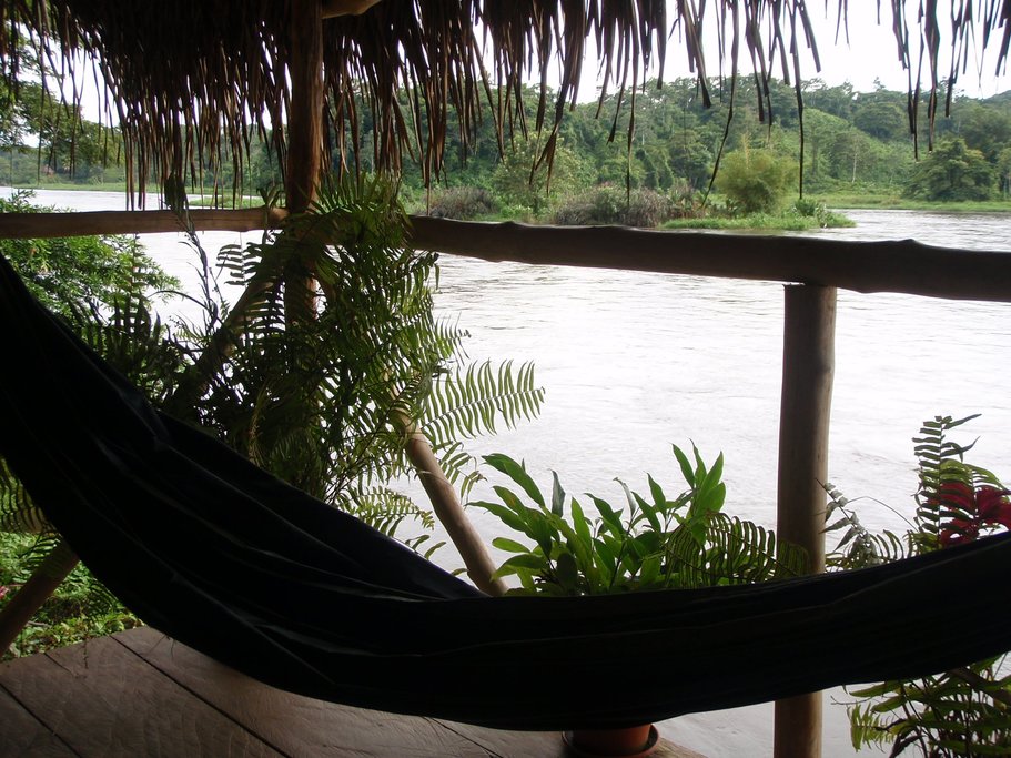 Sabalos Lodge overlooking San Juan river
