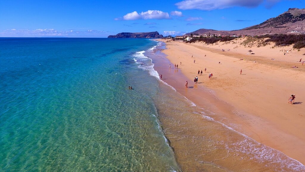 Porto Santo's golden beach