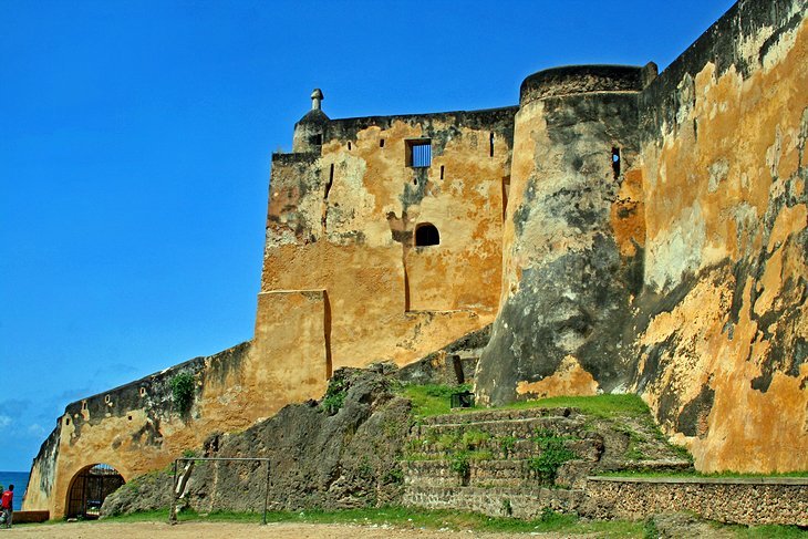 Historical Mombasa Fort Jesus.