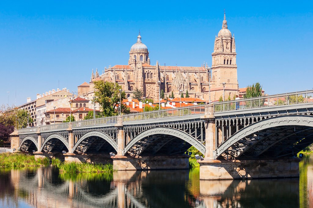 A baroque cathedral in Salamanca, Spain