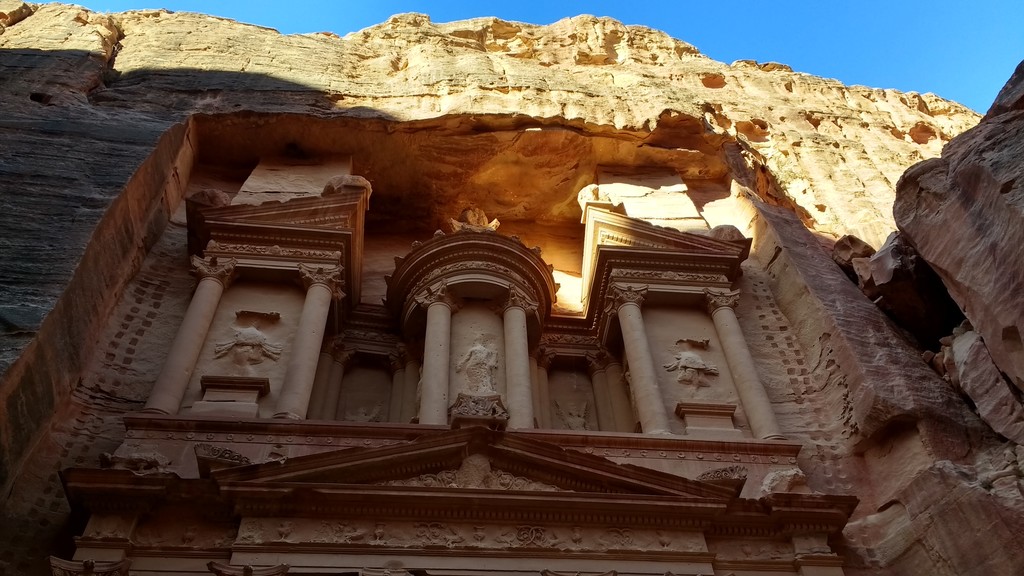 Details of Al Khazneh (The Treasury) of Petra