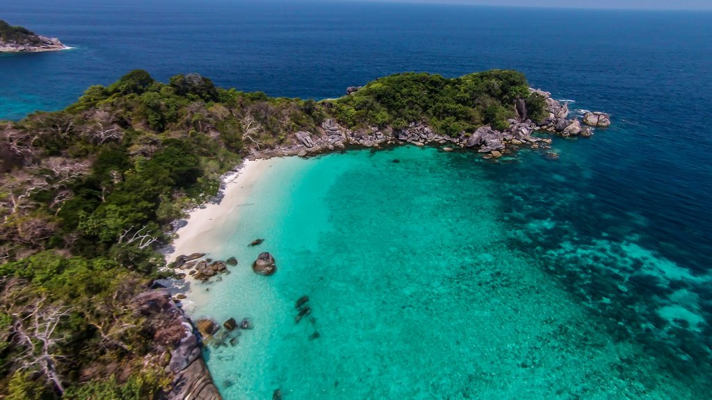 Myeik Island and turquoise water