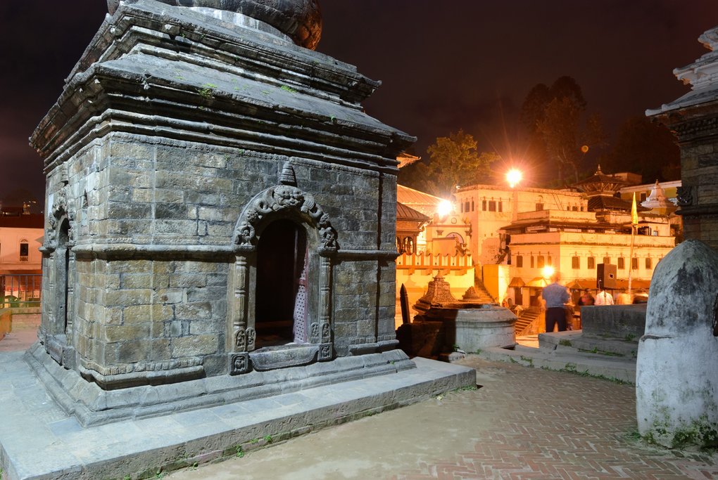 Pashupatinath at night