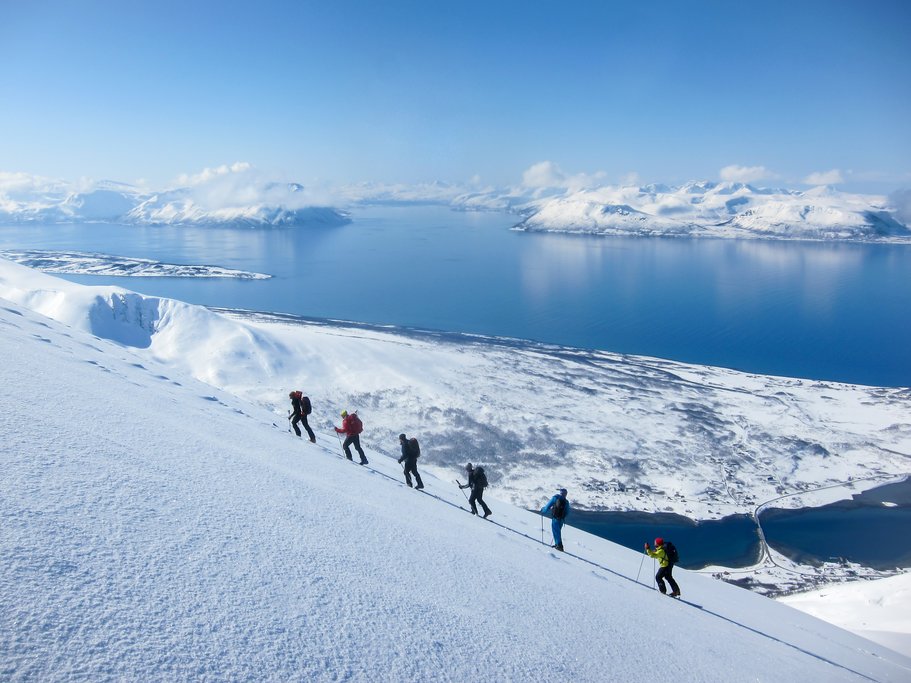 Snow sports in the Lyngen Alps