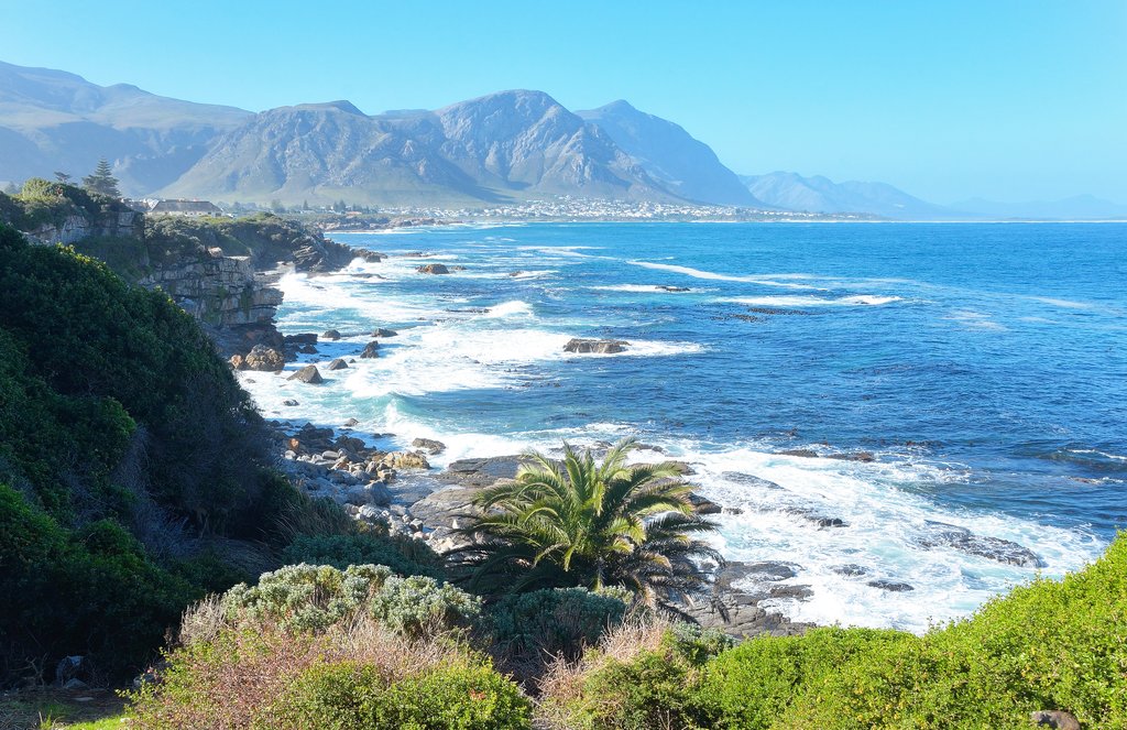 Beautiful coastline in Hermanus