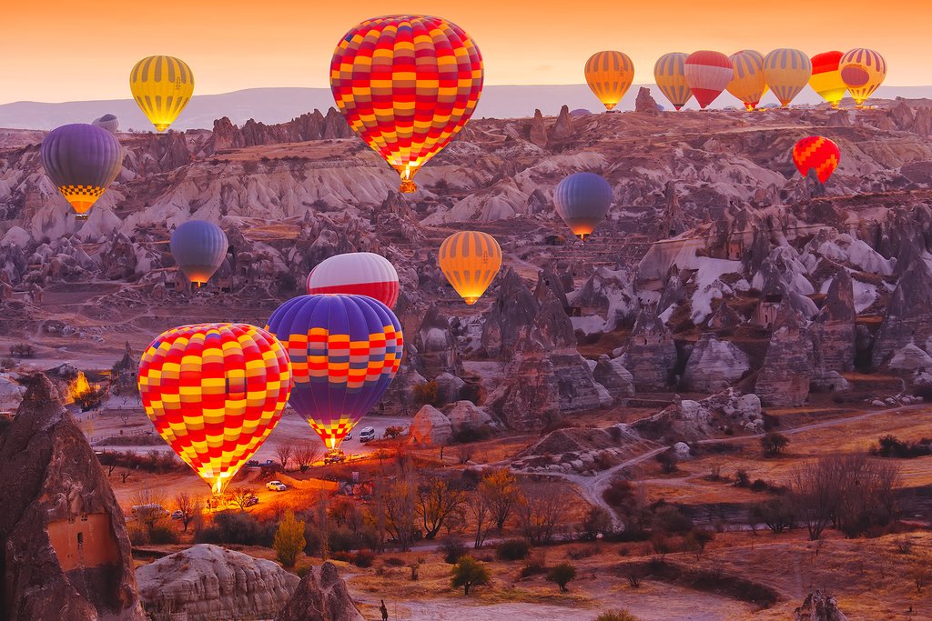 Early Hot air balloon flight