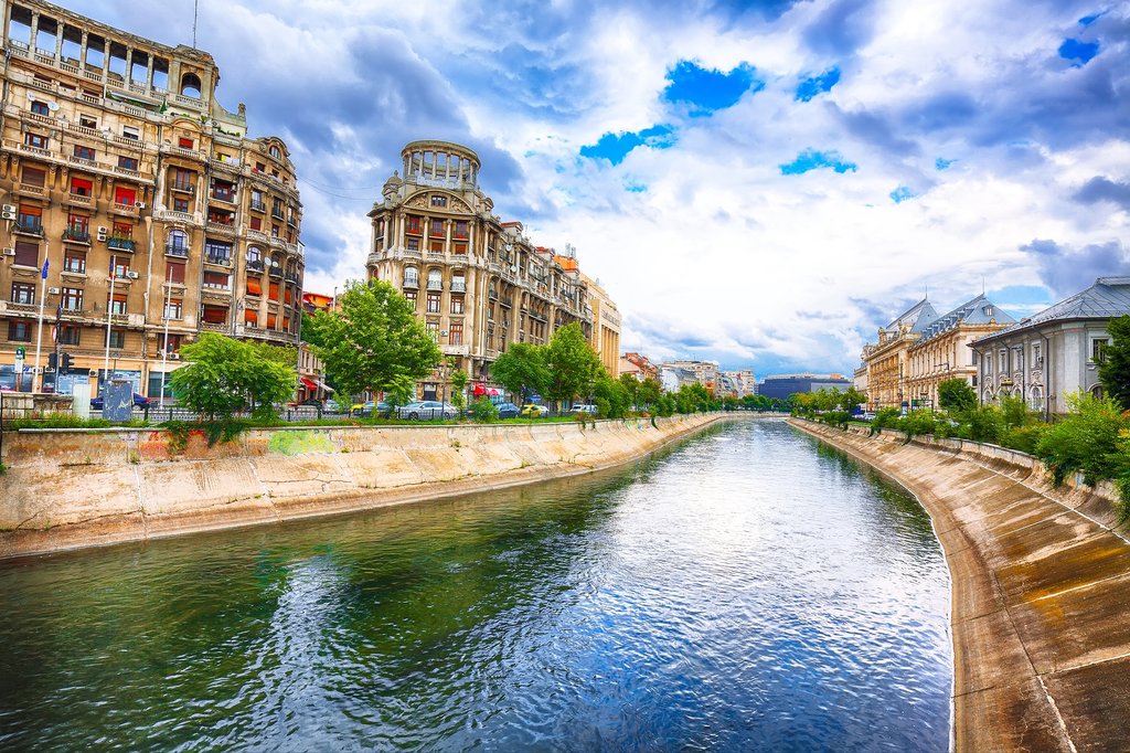 View of Bucharest's Historical Architecture