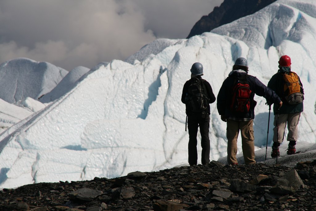 Guided hike on the Matanuska Glacier, Alaska