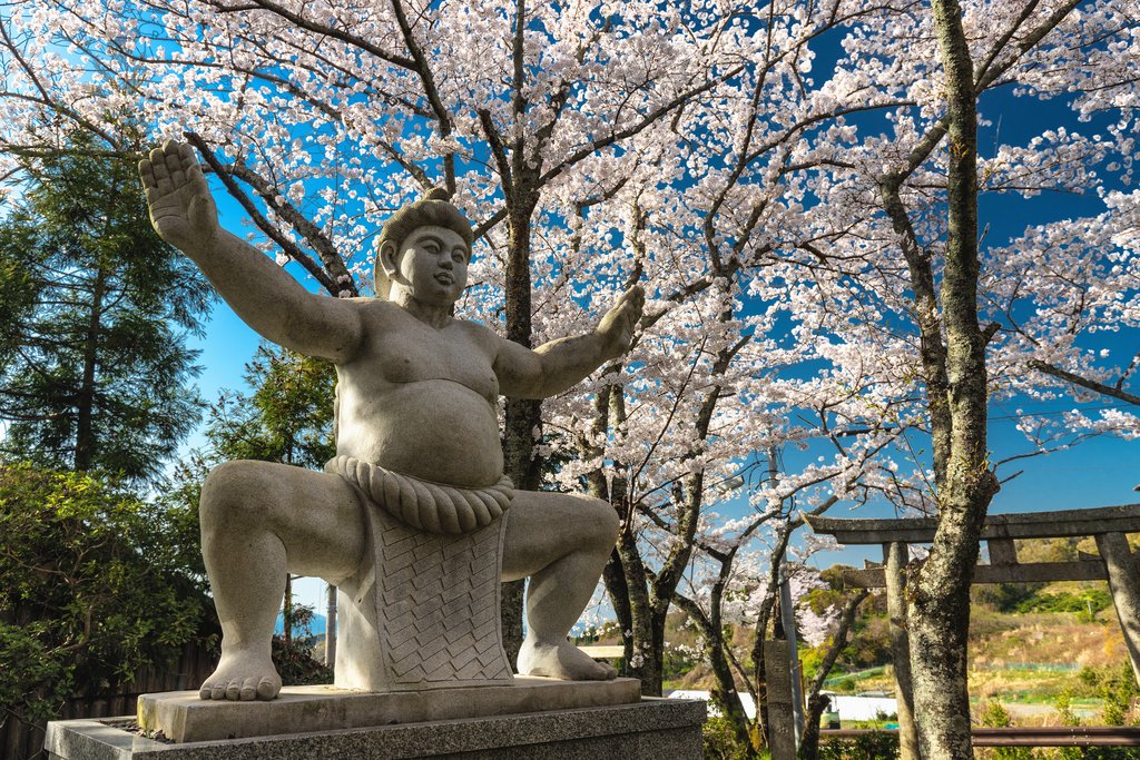 Statue Along the Yamanobe-no-Michi Trail