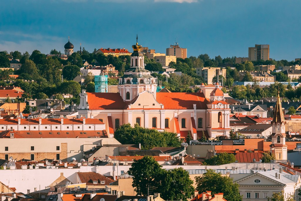 Skyline of Vilnius