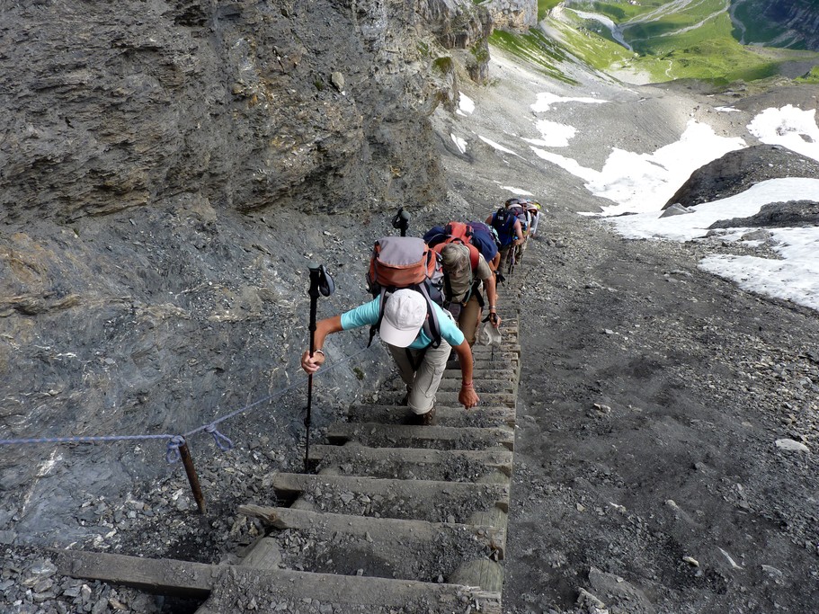 Last effort to reach Hörturli pass