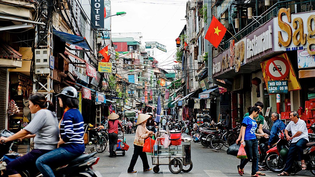 The streets of Hanoi