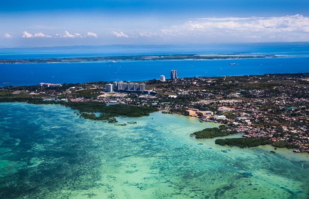Aerial view of Cebu City, Philippines