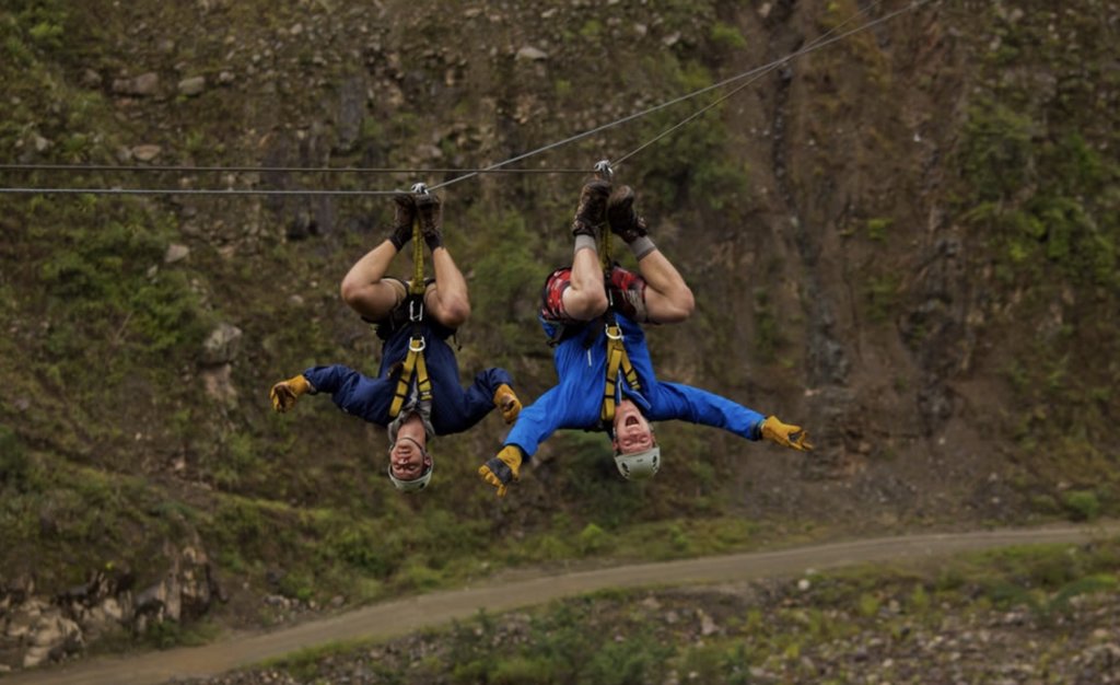 A fun zip lining adventure