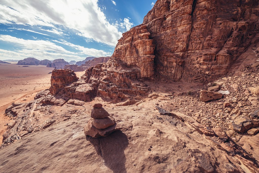 View of Wadi Rum from Lawrence of Arabia's house