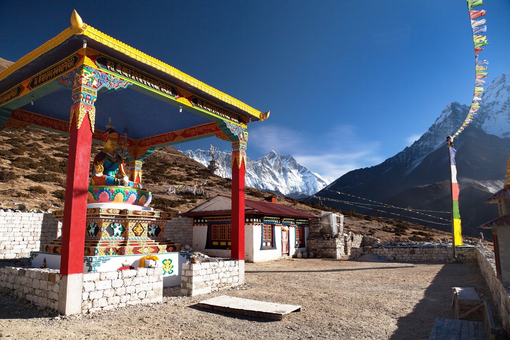 Statue of Buddha in Pangboche monastery