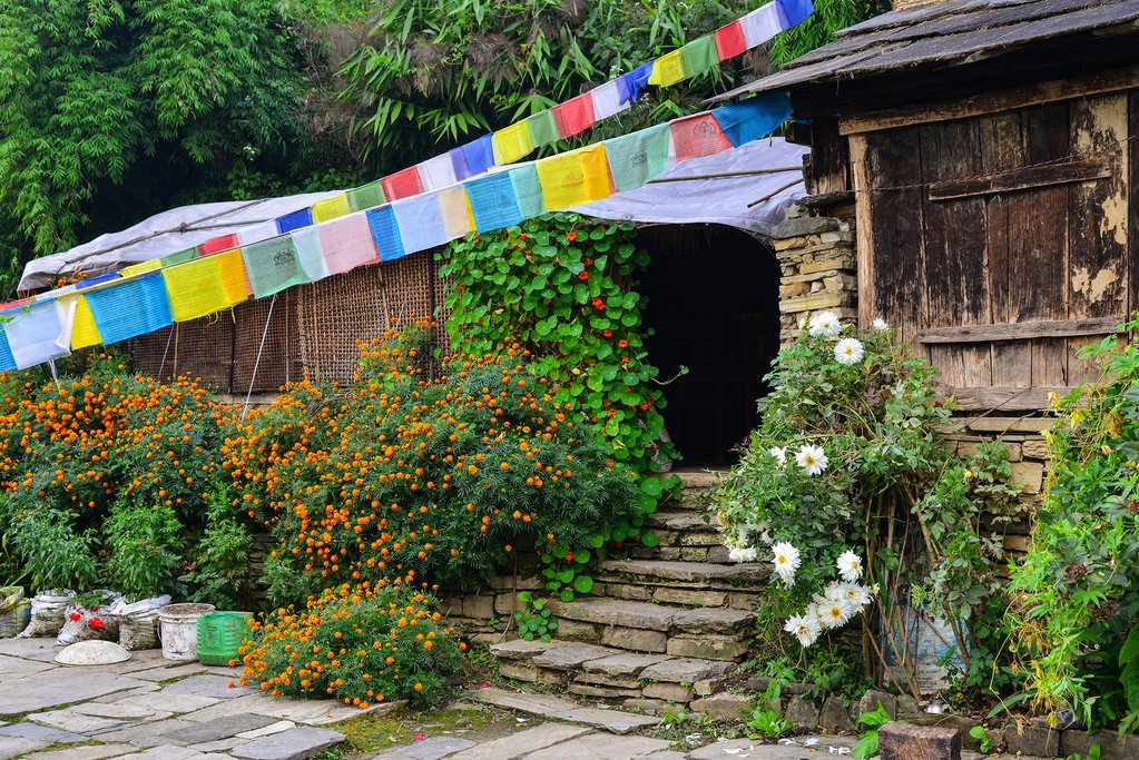 The Gurung village of Ghandruk