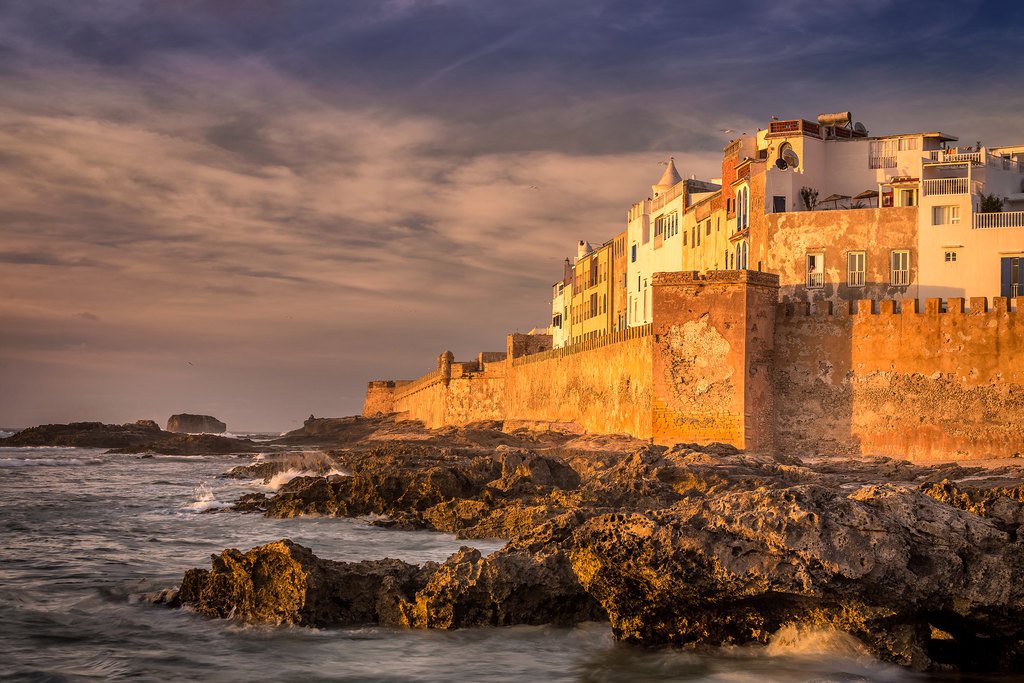 Ramparts along the Atlantic in Essaouira