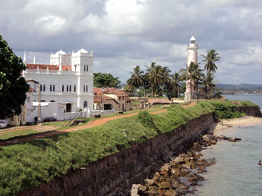 The historic fortified port of Galle Dutch Fort