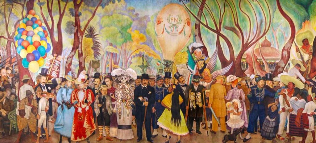 Mexico City Downtown Walking Tour &  Muralism Tour.