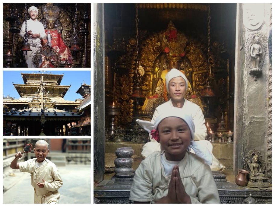 Newari Priest at Golden Temple