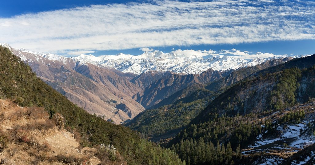 Dhaulagiri Himal above Dunai