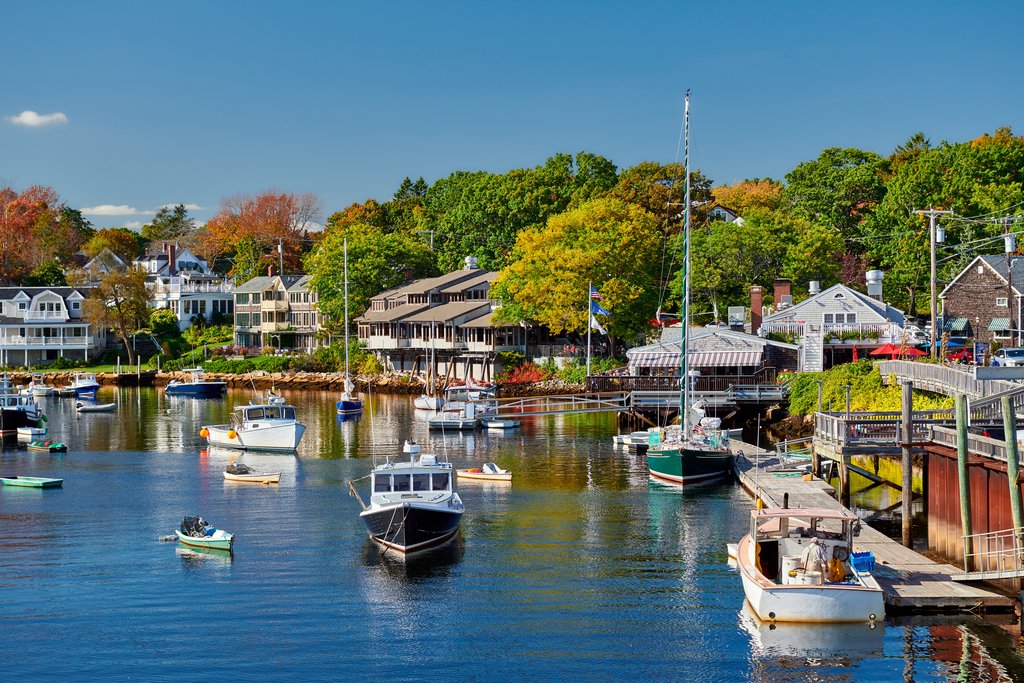 Boats in Ogunquit Harbor