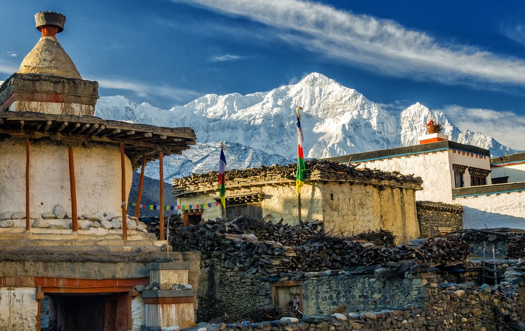 Buddhist stupa in Kagbeni
