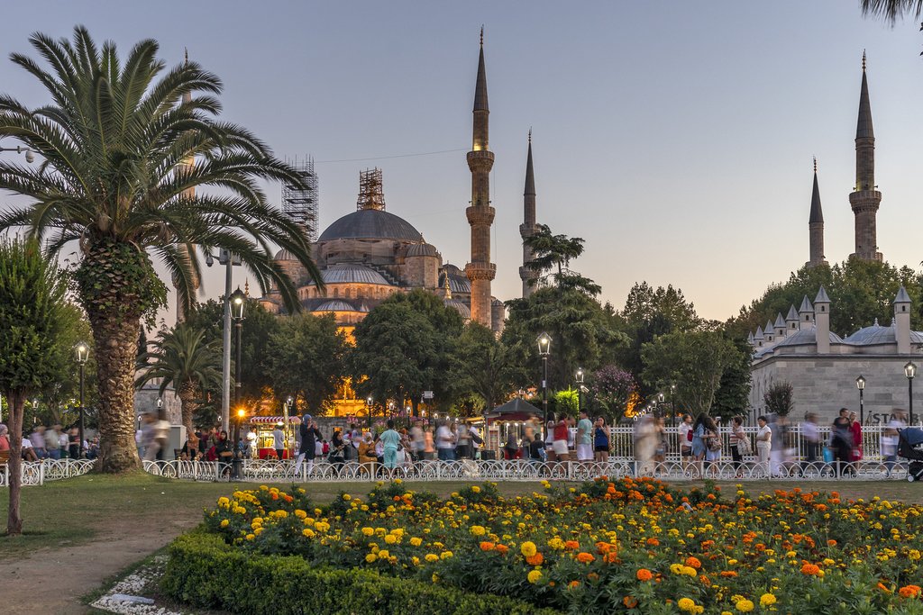 The Blue Mosque at Dusk