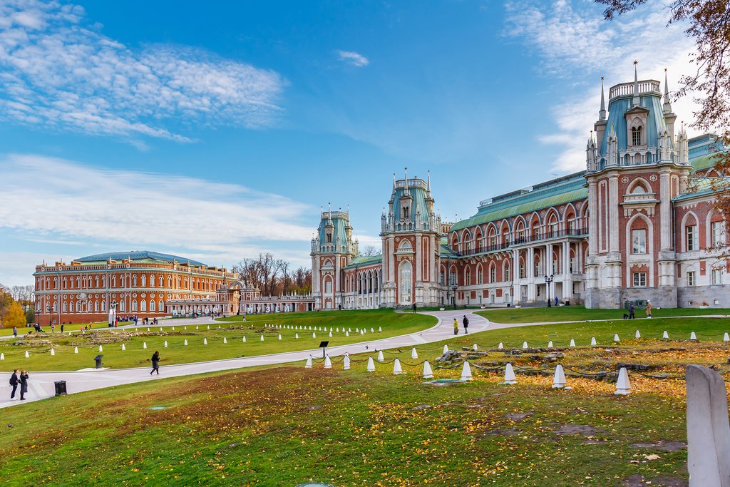 Grand Palace in Tsaritsyno Park