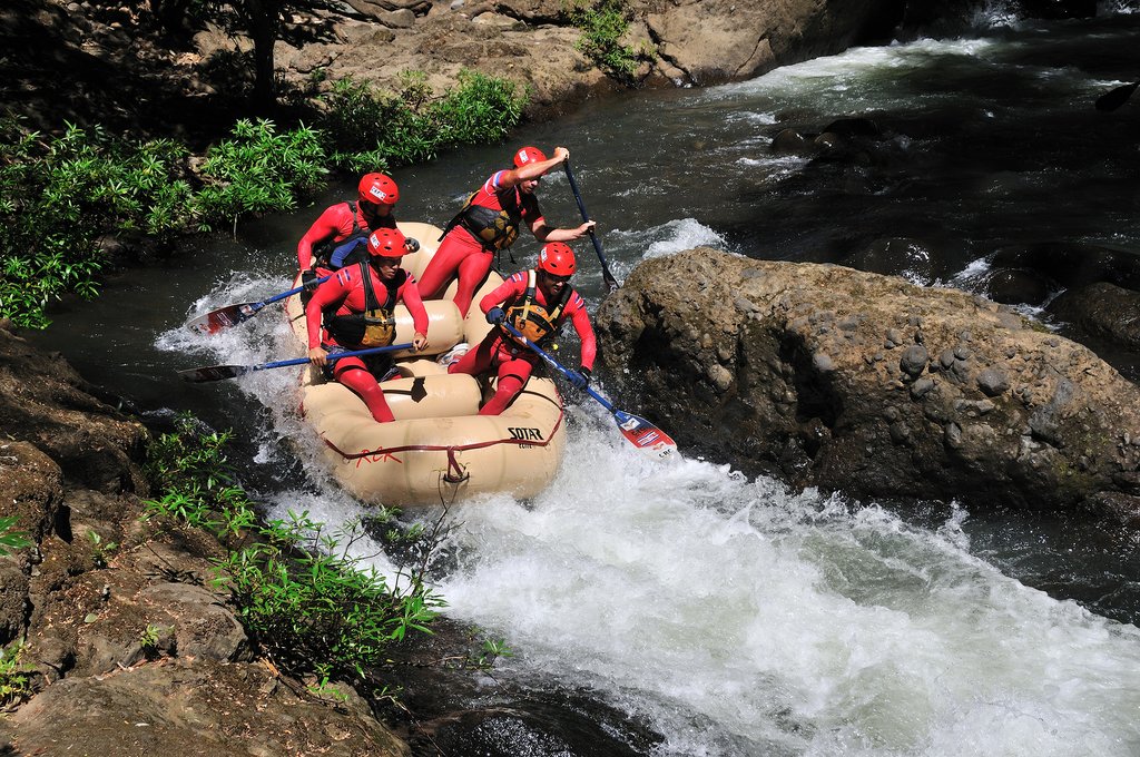 White water rafting in Costa Rica
