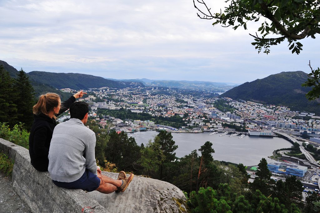Climb Bergen's hills for the best views of town.